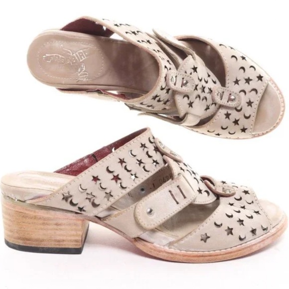 Freebird By Steven Tan Star Cutout Sandals